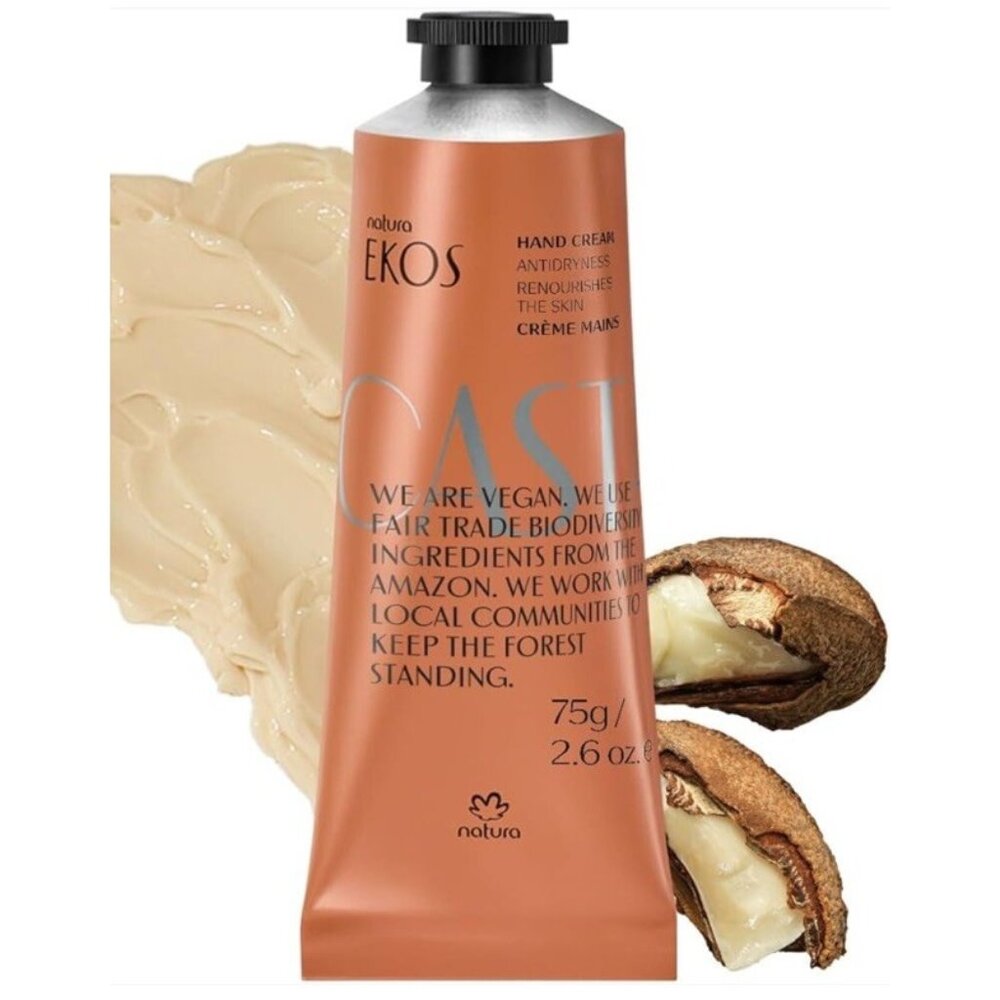 Natura EKOS CASTANHA Hand Cream 75g/2.6oz NIB Exp 06/25
